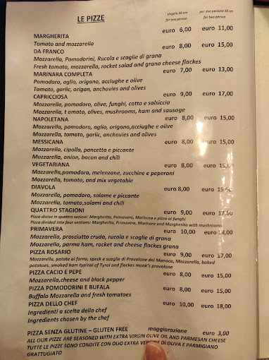 Pizzeria da Franco menu 10