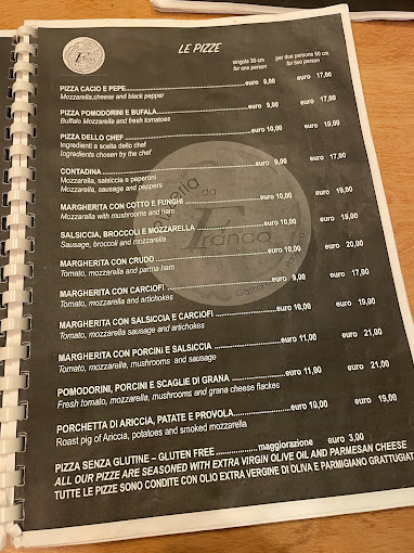 Pizzeria da Franco menu 6