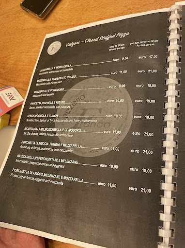Pizzeria da Franco menu 4